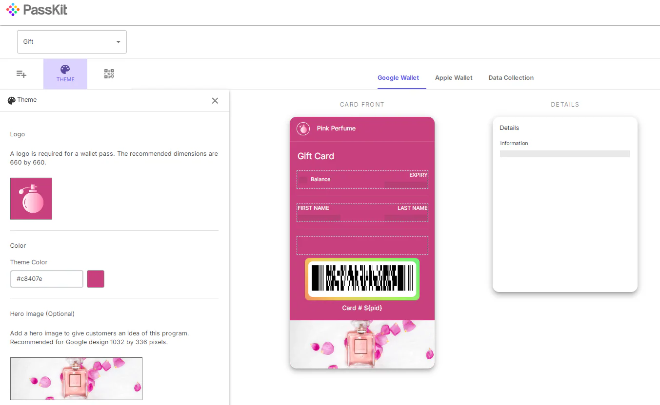 passkit admin dashboard