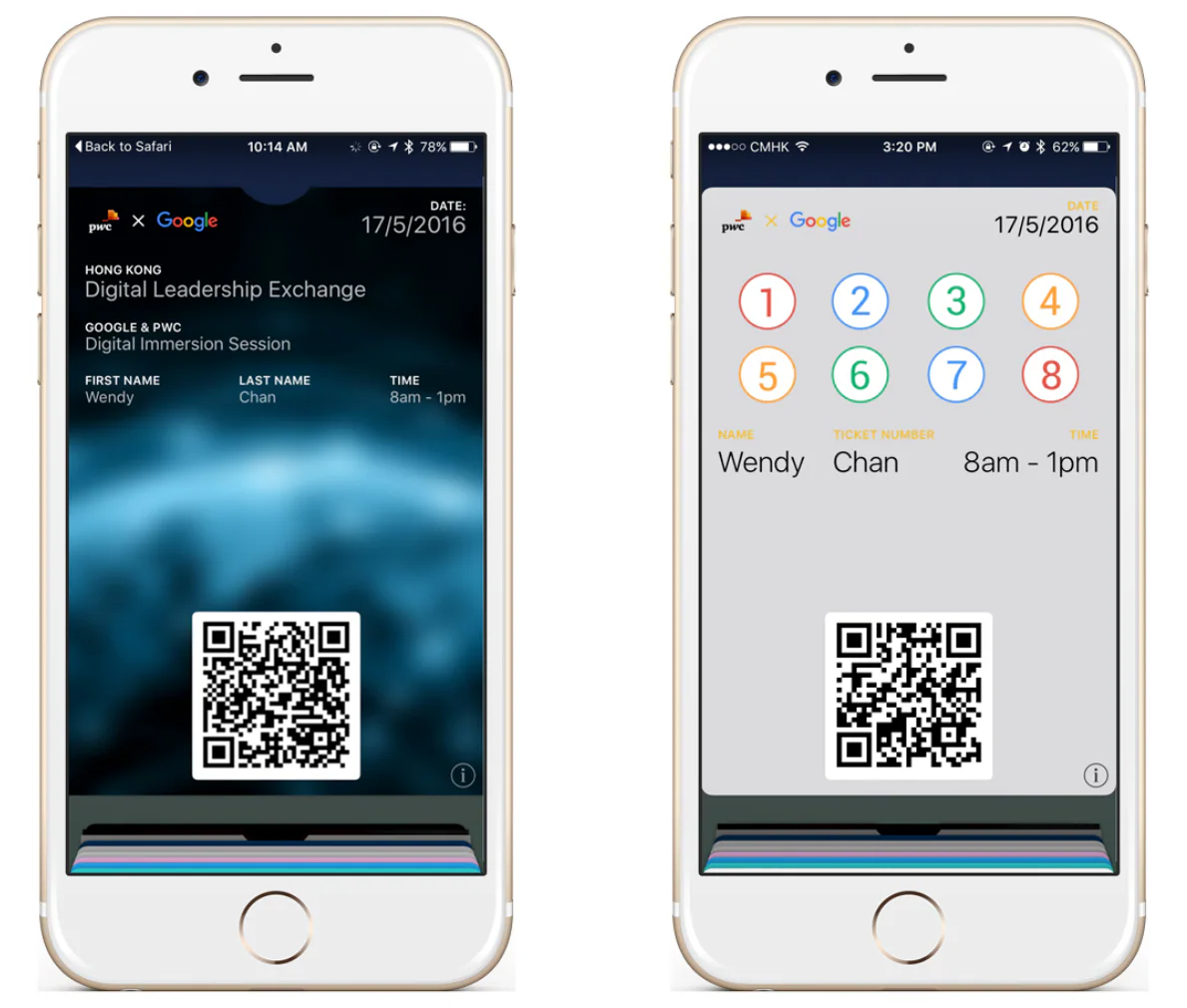PassKit event gamification example 2