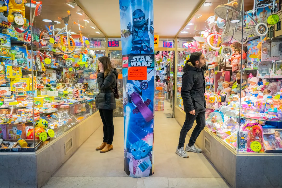 Toy store gift cards for customer loyalty
