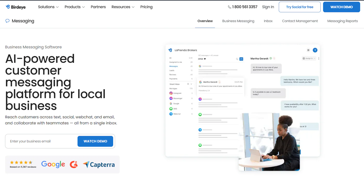 Birdeye customer experience management platform