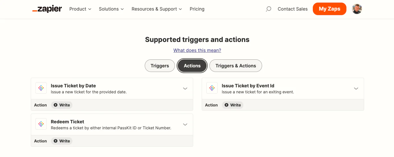 issuing digital tickets