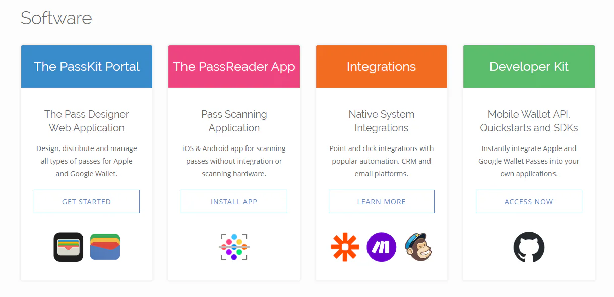 PassKit features