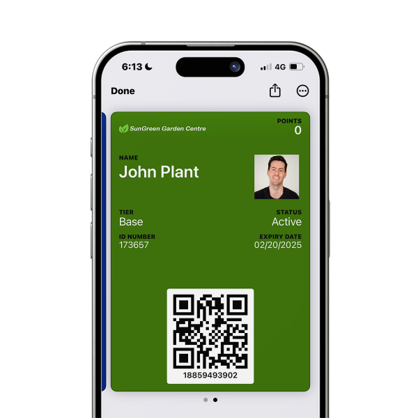 Digital Community Membership Card Example